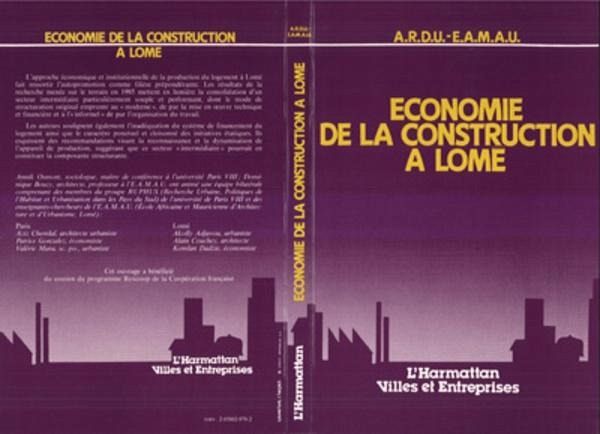 Economie de la construction à Lomé (eBook, PDF) Economie de la construction à Lomé (eBook, PDF)