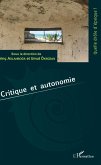 Critique et autonomie (eBook, PDF)