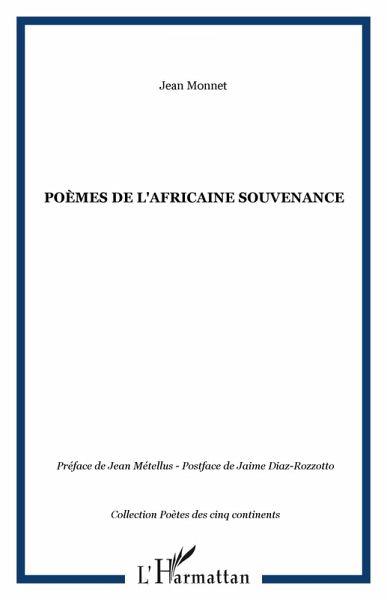 Poèmes de l'Africaine souvenance (eBook, PDF) Poèmes de l'Africaine souvenance (eBook, PDF)