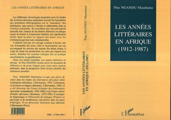 Les années littéraires en Afrique (1912-1987) (eBook, PDF)