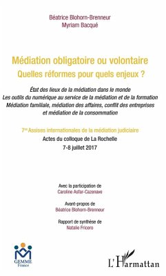 Médiation obligatoire ou volontaire (eBook, PDF) - Blohorn-Brenneur; Bacque