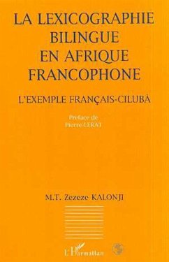 Cover La lexicographie bilingue en Afrique francophone (eBook, PDF)