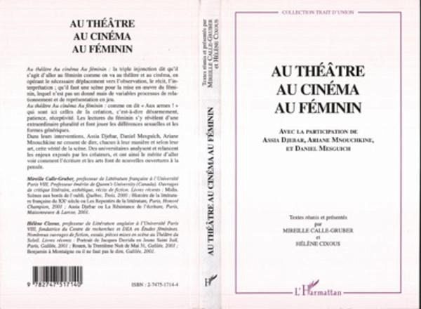 AU THÉÂTRE AU CINÉMA AU FÉMININ (eBook, PDF) AU THÉÂTRE AU CINÉMA AU FÉMININ (eBook, PDF)