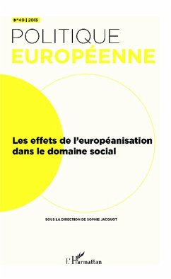 Cover Les effets de l'européanisation dans le domaine social (eBook, PDF)
