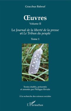 Cover OEuvres (Grachus Babeuf) Volume II (eBook, PDF)