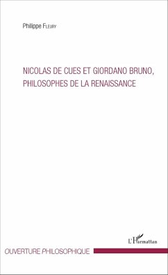 Cover Nicolas de Cues et Giordano Bruno, philosophe de la Renaissance (eBook, PDF)