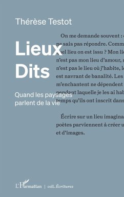 Cover Lieux Dits (eBook, PDF)