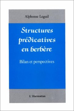 Cover Structures prédicatives en Berbère (eBook, PDF)