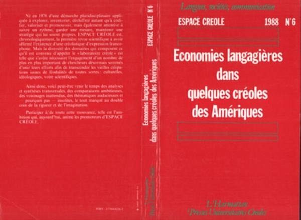Economies langagières dans quelques créoles des Amériques (eBook, PDF)