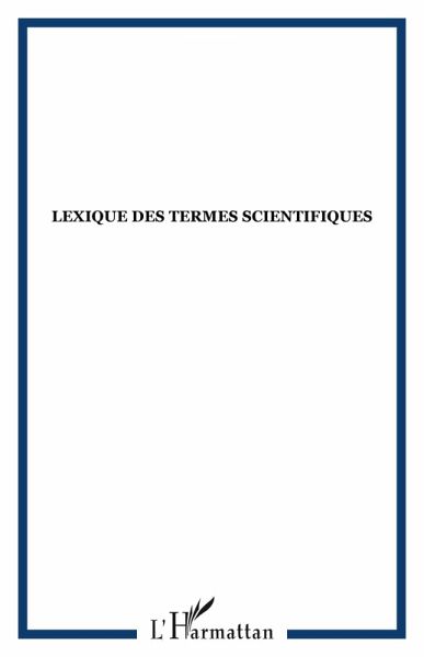Lexique des termes scientifiques (eBook, PDF) Lexique des termes scientifiques (eBook, PDF)