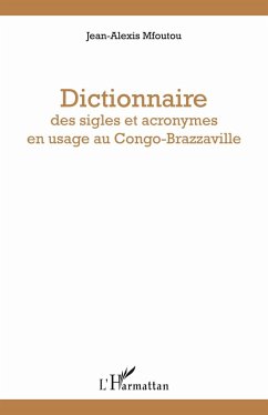 Cover Dictionnaire des sigles et acronymes en usage au Congo-Brazzaville (eBook, PDF)