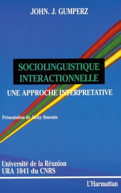 Cover Sociolinguistique interactionnelle, une approche interprétative (eBook, PDF)