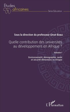 Cover Quelle contribution des universités au développement en Afrique ? Volume I (eBook, PDF)