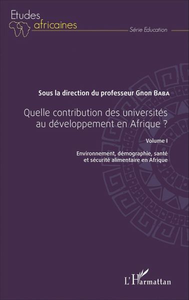Quelle contribution des universités au développement en Afrique ? Volume I (eBook, PDF)