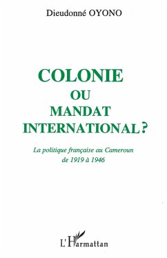Cover Colonie ou mandat international ? (eBook, PDF)