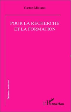 Cover Pour la recherche et la formation (eBook, PDF)