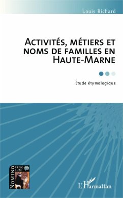 Cover Activités, métiers et noms de famille en Haute-Marne (eBook, PDF)