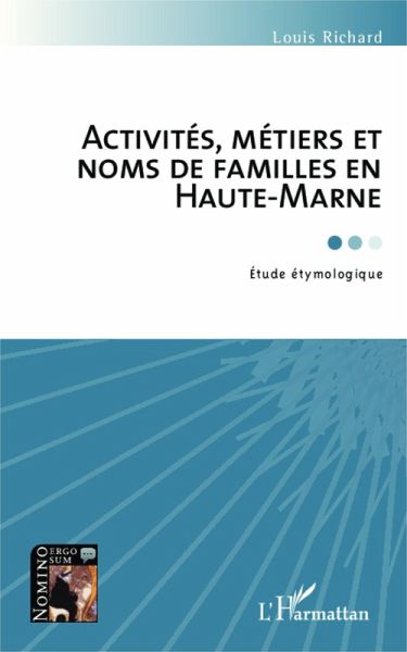 Activités, métiers et noms de famille en Haute-Marne (eBook, PDF)
