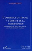 L'expérience du travail à l'épreuve de la modernisation (eBook, PDF)