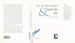 Cover La Vie des Normes et l'esprit des Lois (eBook, PDF)