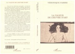 Cover LA VALEUR DE L'OEUVRE D'ART (eBook, PDF)