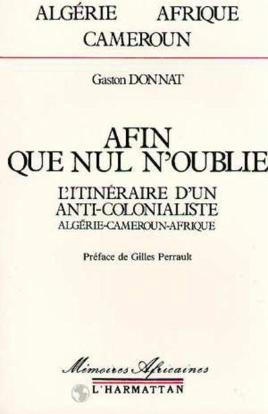 Afin que nul n'oublie (eBook, PDF)