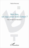 Ben Sira, un sage pour notre temps? (eBook, PDF)