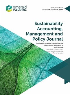 Towards a Better Understanding of Sustainability Accounting, Management and Policy Research and Practice in North America (eBook, PDF)