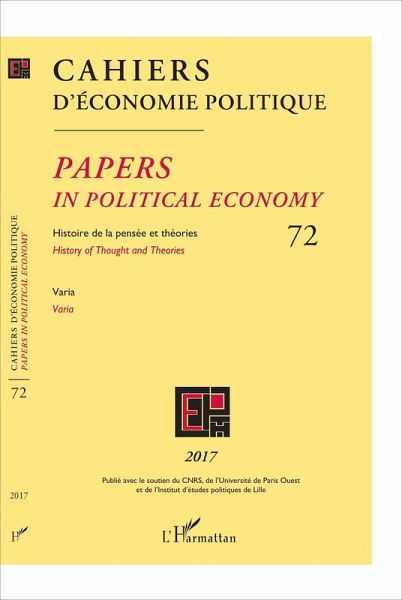 Cahiers d'économie politique (eBook, ePUB)
