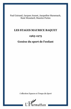 Cover Les stages Maurice BAQUET (eBook, ePUB)