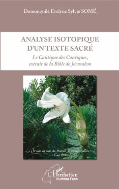 Cover Analyse isotopique d'un texte sacré (eBook, PDF)