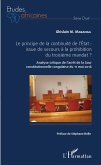 Le principe de la continuité de l'État : issue de secours à la prohibition du troisième mandat ? (eBook, PDF)