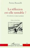 La reflexion est-elle rentable ? (eBook, PDF)