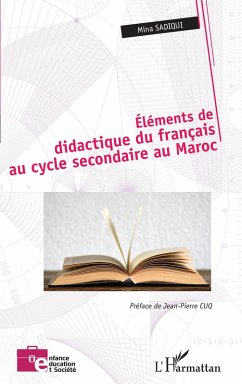 Éléments de didactique du français au cycle secondaire au Maroc (eBook, PDF) - Sadiqui