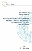 Impacts psycho-socioéconomiques de la pandémie Covid-19 et du confinement en Afrique subsaharienne (eBook, ePUB)
