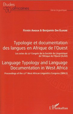 Typologie et documentation des langues en Afrique de l'Ouest (eBook, PDF) - Ahoua; Ohi Elugbe