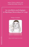 Les consultations psychologiques en Republique Democratique du Congo (eBook, PDF)