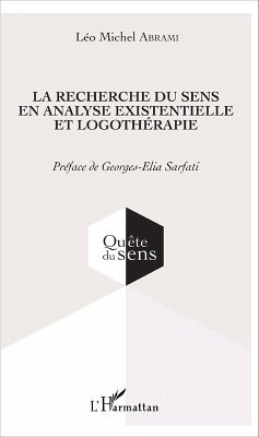 Cover La recherche du sens en analyse existentielle et logothérapie (eBook, PDF)