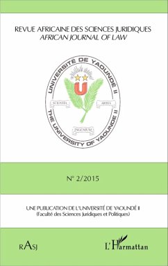 Cover Revue africaine des sciences juridiques n° 2 /2015 (eBook, PDF)