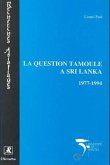 La question tamoule à Sri Lanka 1977-1994 (eBook, PDF)