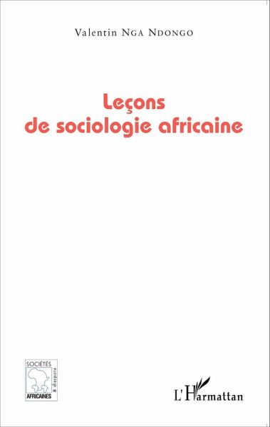 Leçons de sociologie africaine (eBook, PDF)