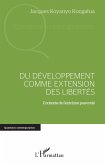 Du développement comme extension des libertés (eBook, ePUB)