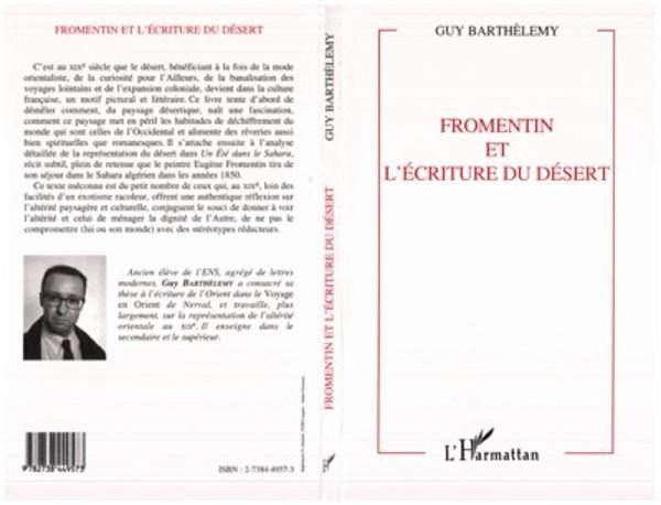Fromentin et l'écriture du désert (eBook, PDF)