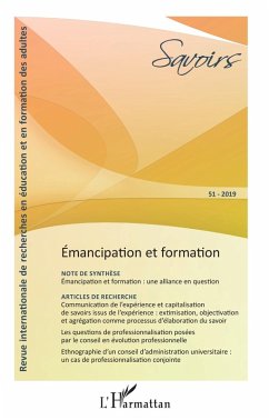 Cover Émancipation et formation (eBook, ePUB)