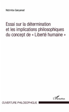 Cover Essai sur la détermination et les implications philosophiques du concept de 