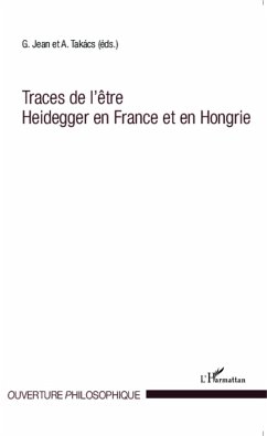 Cover Traces de l'être Heidegger en France et en Hongrie (eBook, PDF)