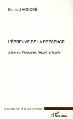 Cover L'épreuve de la présence (eBook, ePUB)