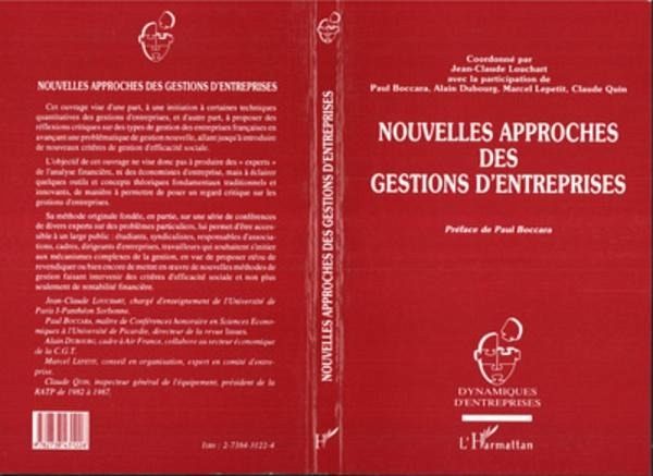 Nouvelles approches des gestions d'entreprises (eBook, PDF)