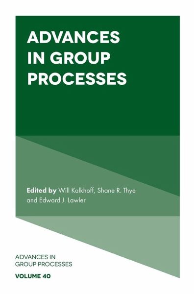 Advances in Group Processes (eBook, ePUB) Advances in Group Processes (eBook, ePUB)