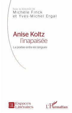 Cover Anise Koltz l'inapaisée (eBook, ePUB)